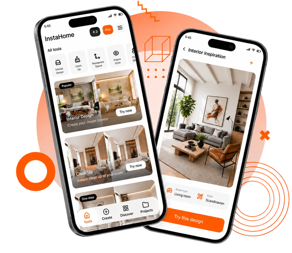 InstaHome hero app preview